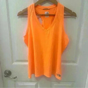 The North Face Ladies Bright Orange RazorBack Sleeveless Tank Top size Medium